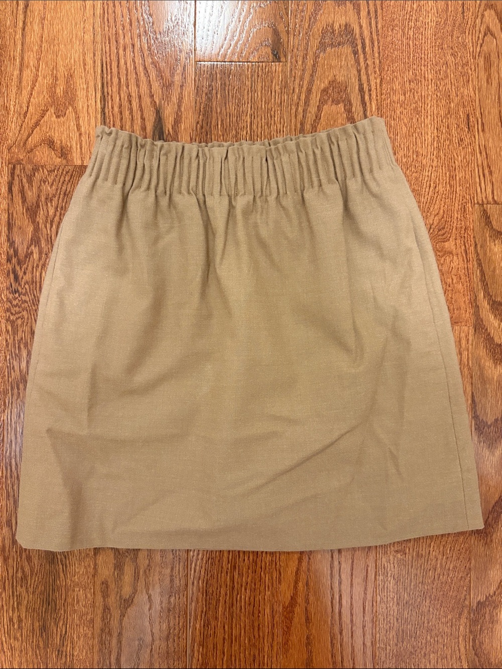 J. Crew Tan Mini Skirt
